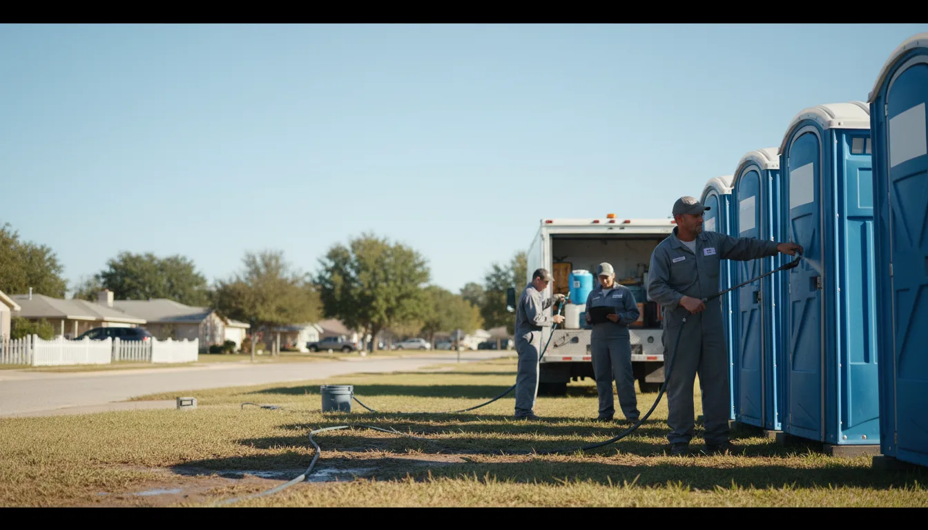 Long-Term Portable Toilet Rental in Iowa City, IA near me